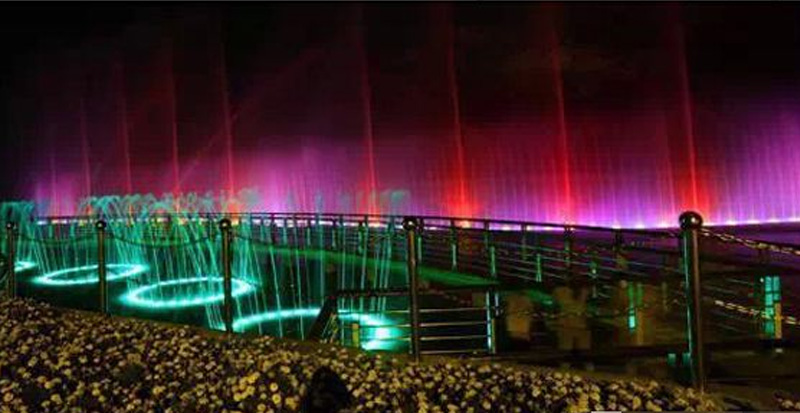 铜陵滨湖公园大型音乐喷泉