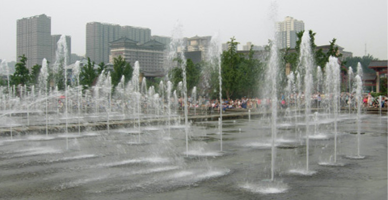 晋江市晋阳湖公园大型音乐喷泉